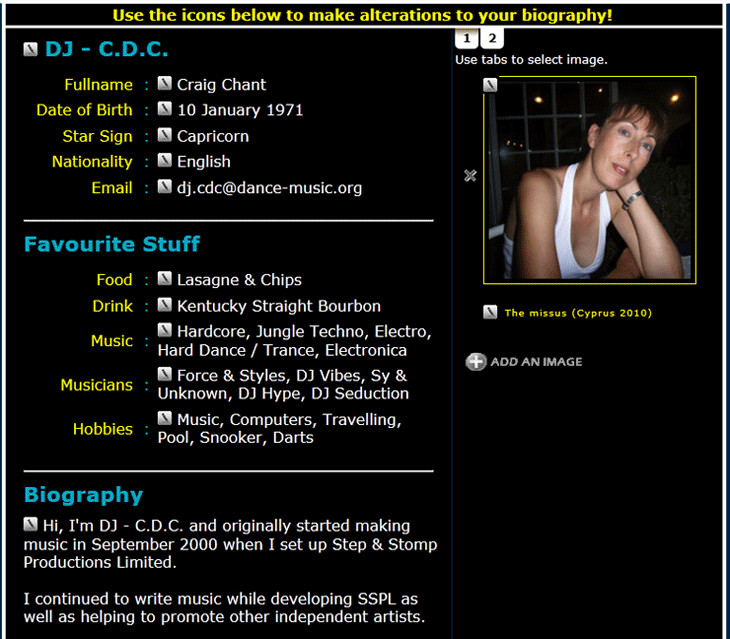 Members Artist Biography